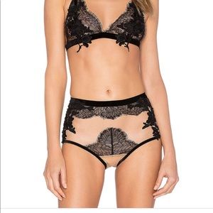 NWT For Love & Lemons flower blossom high waist panty